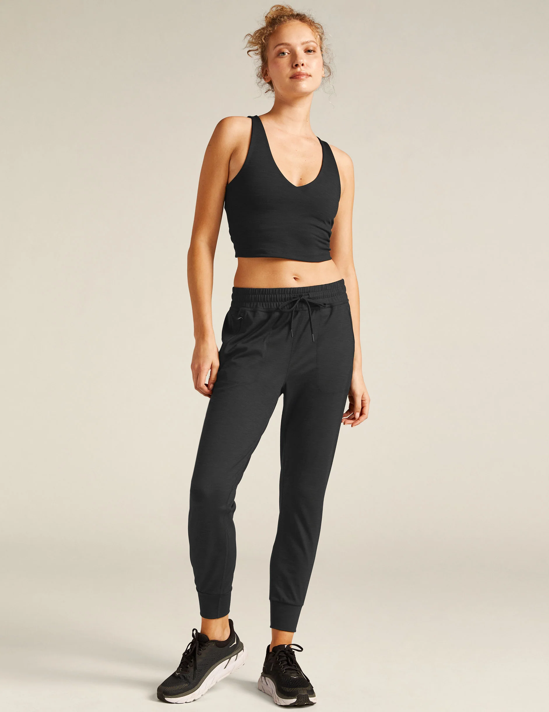Heather Rib Street Jogger - Onhollan
