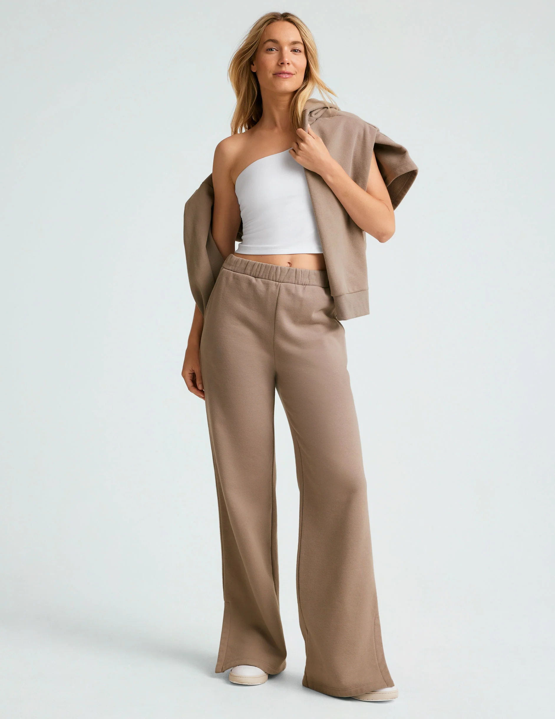 LuxeFleece Wide Leg Pant - Onhollan