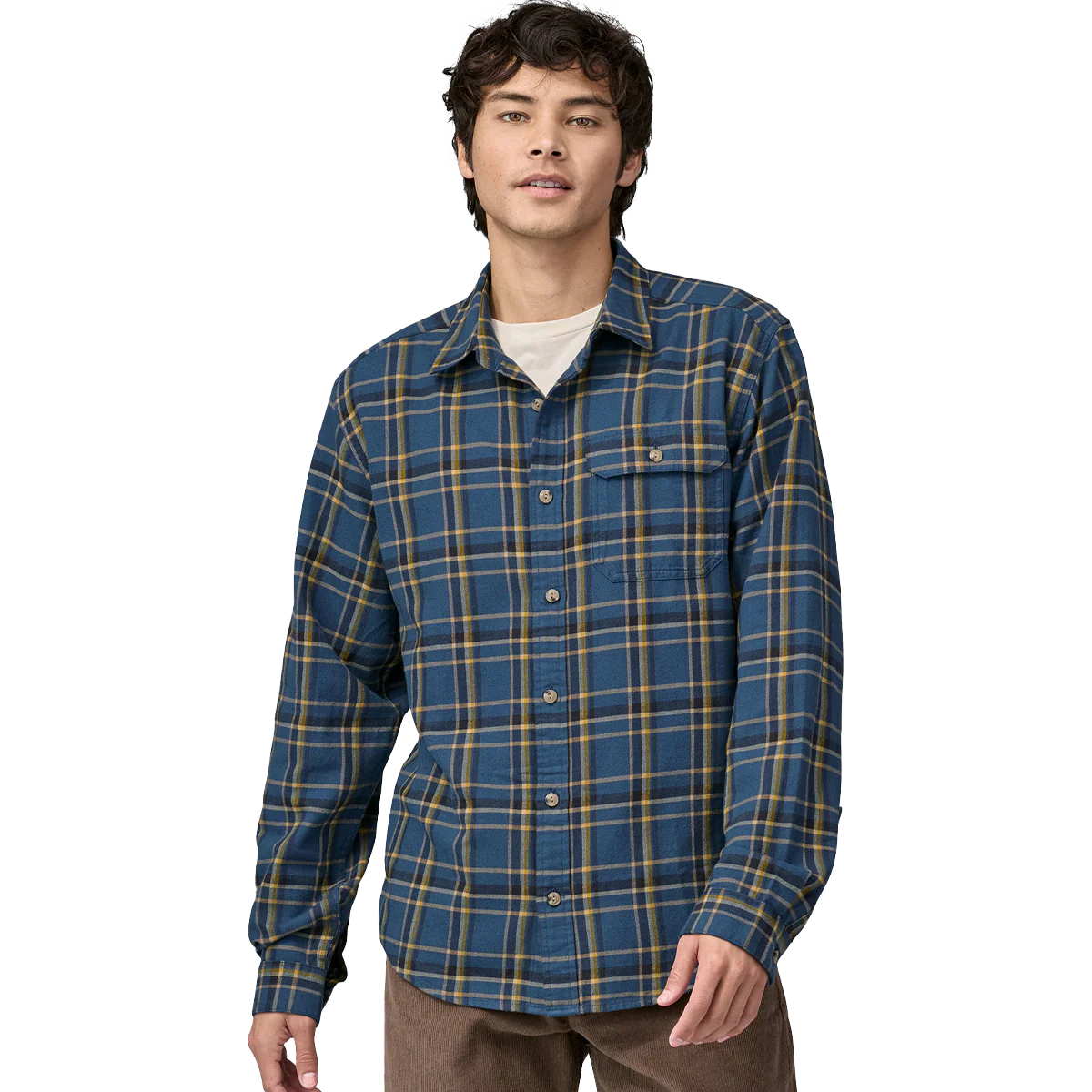 Men's Cotton in Conversion Lightweight Fjord Flannel Shirt - Onhollan