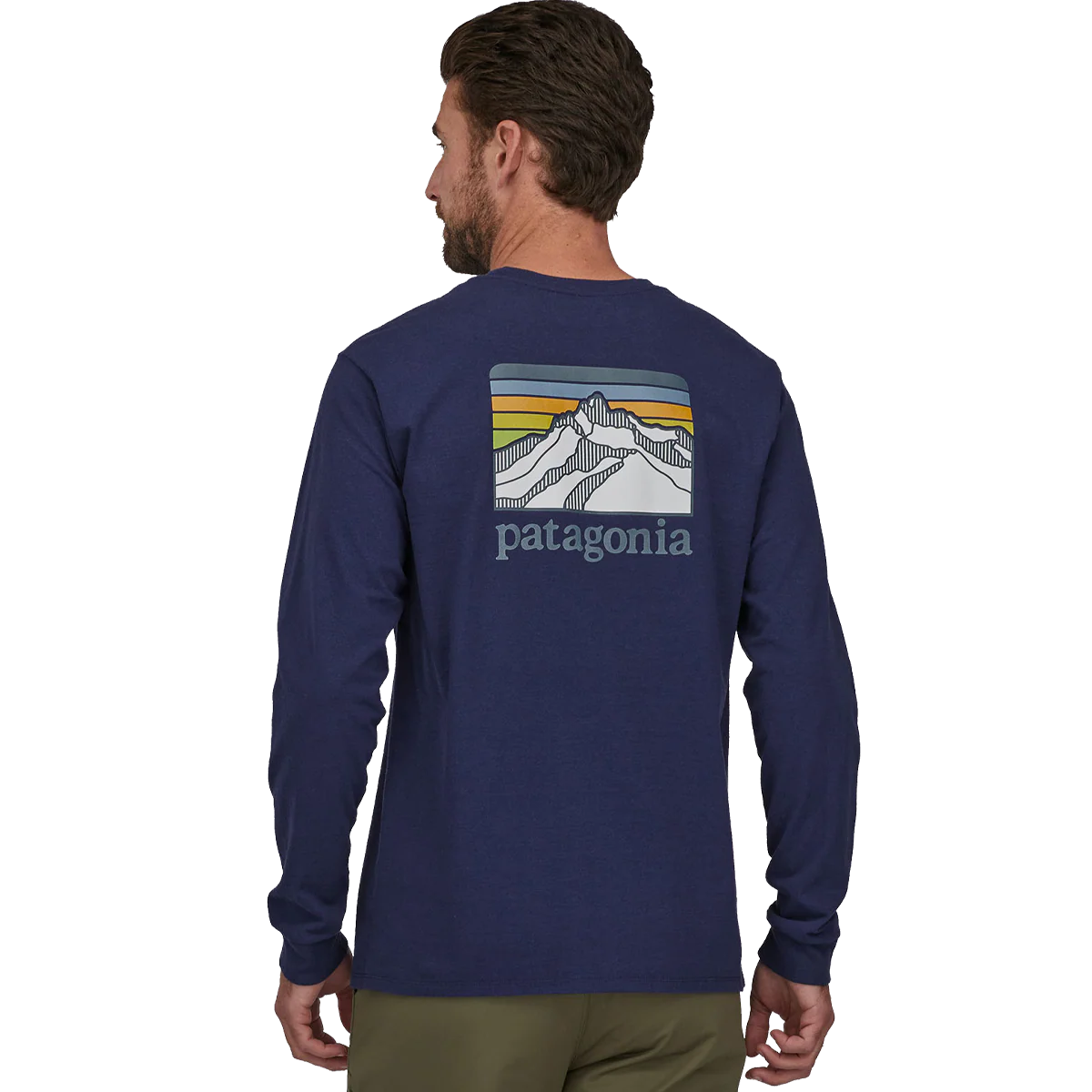 Men's Long-Sleeved Line Logo Ridge Responsibili-Tee - Onhollan