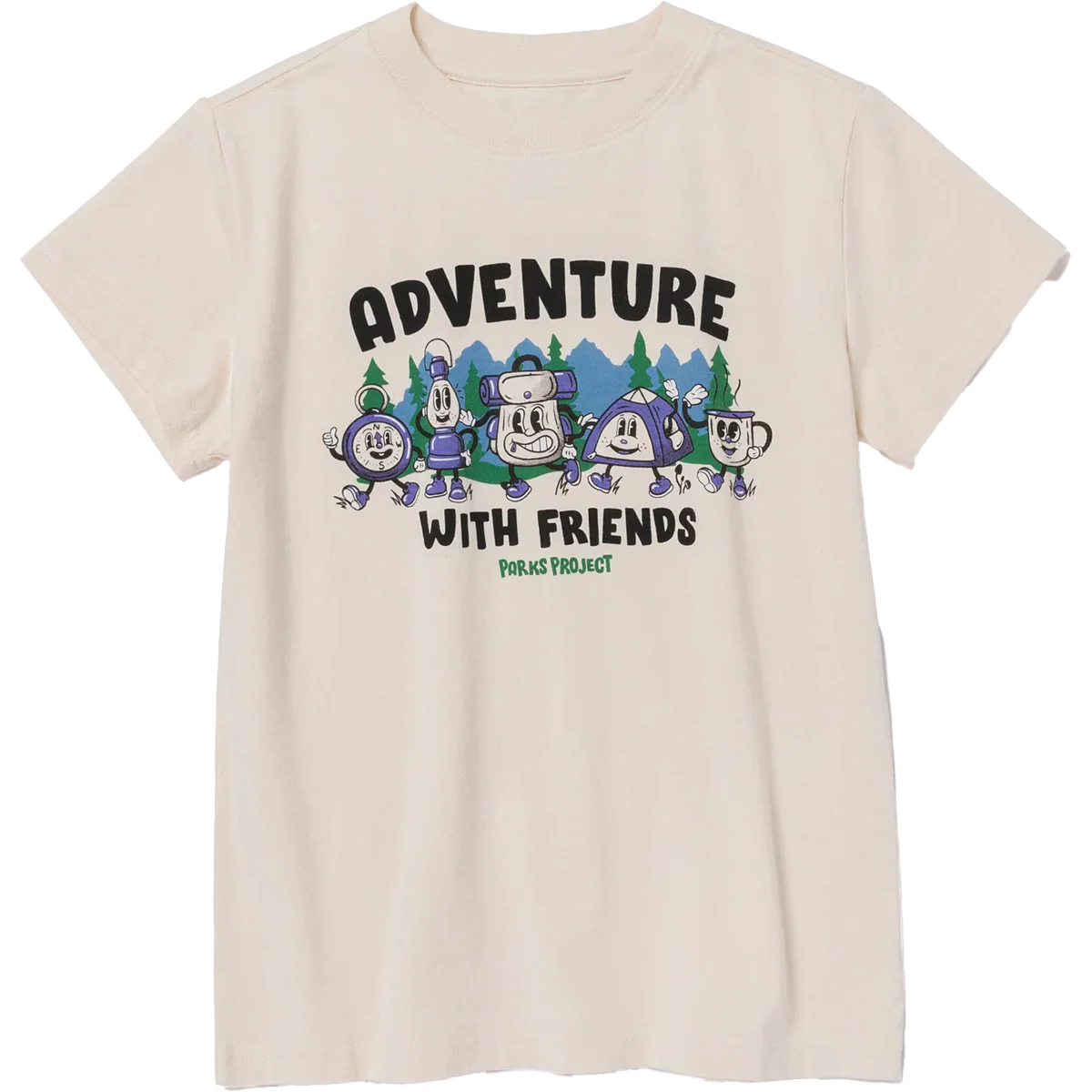 Youth Adventure With Friends Camp Tee - Onhollan