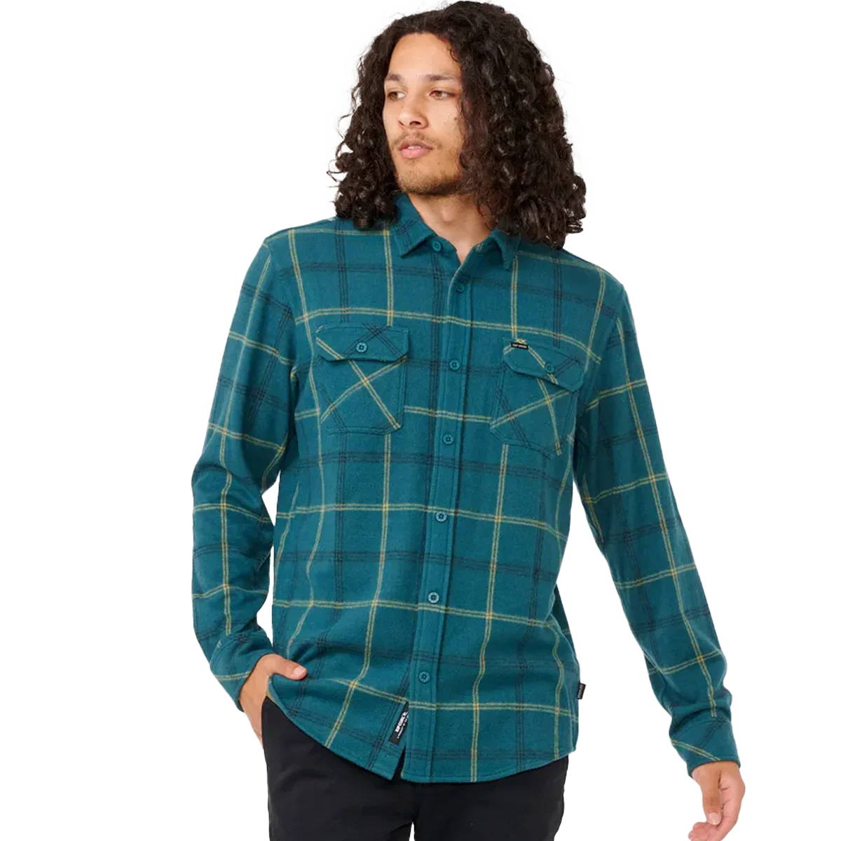 Men's Grid Long Sleeve Shirt - Onhollan