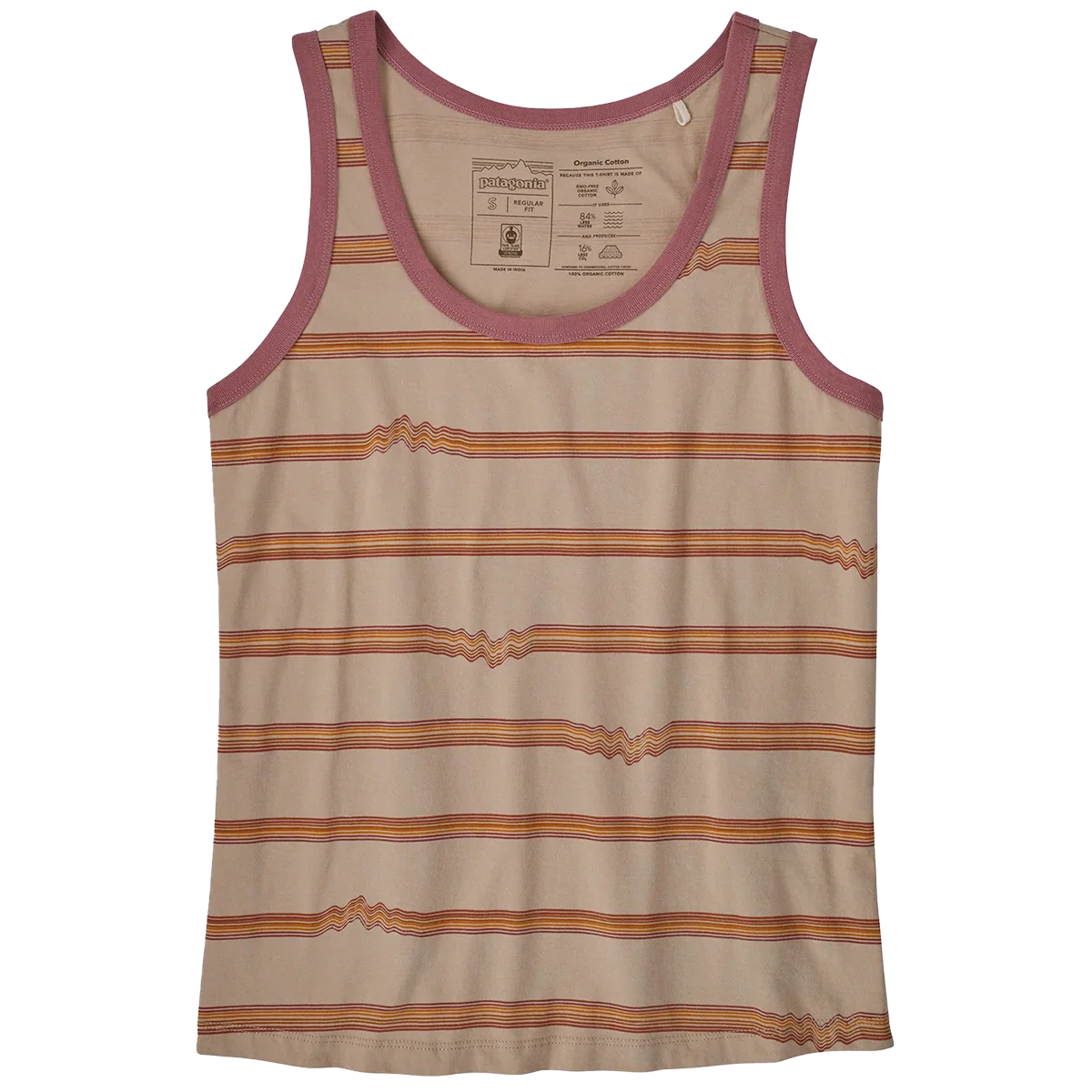 Women's Ridge Rise Stripe Repeat Organic Tank Top - Onhollan