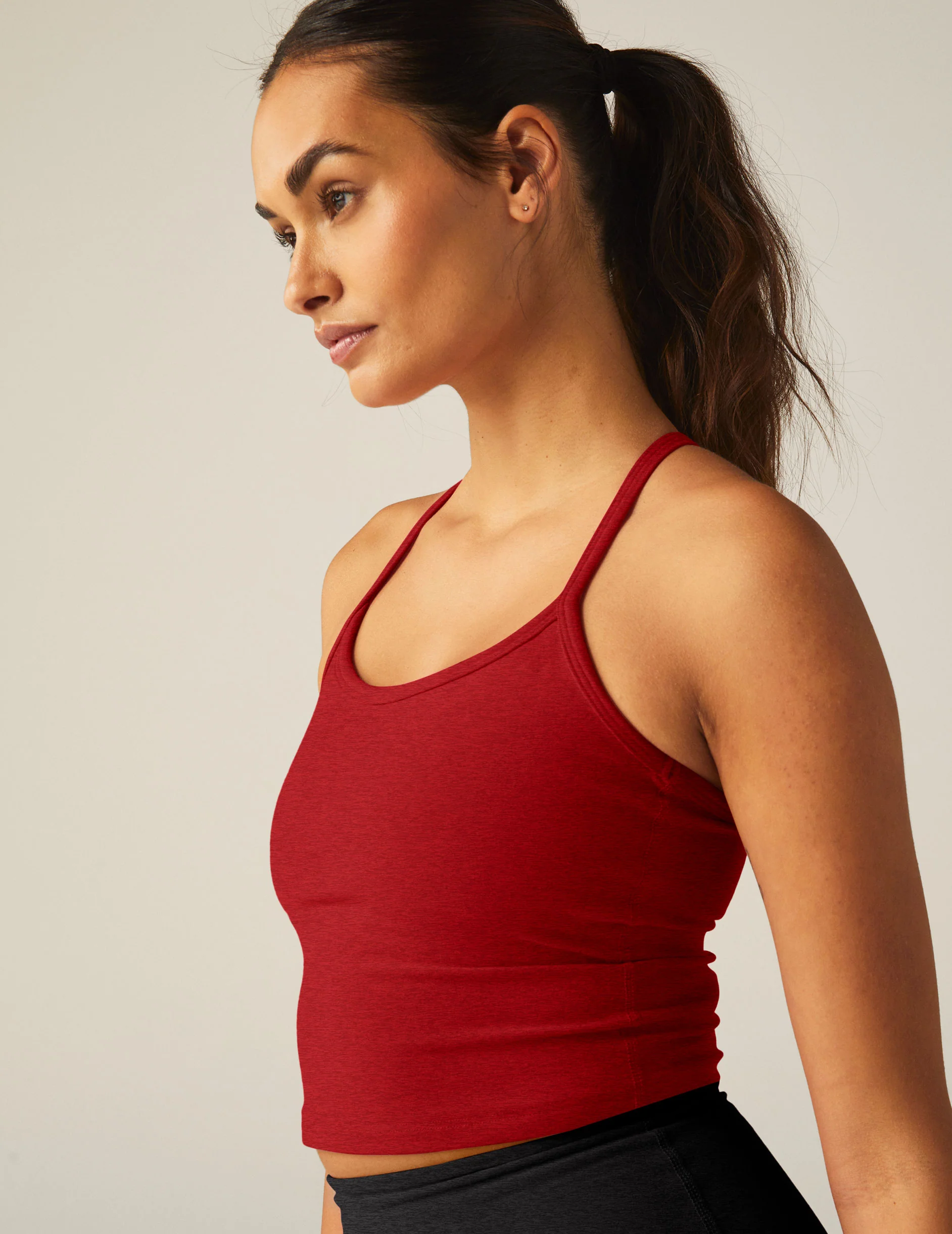 Spacedye Slim Racerback Cropped Tank - Onhollan