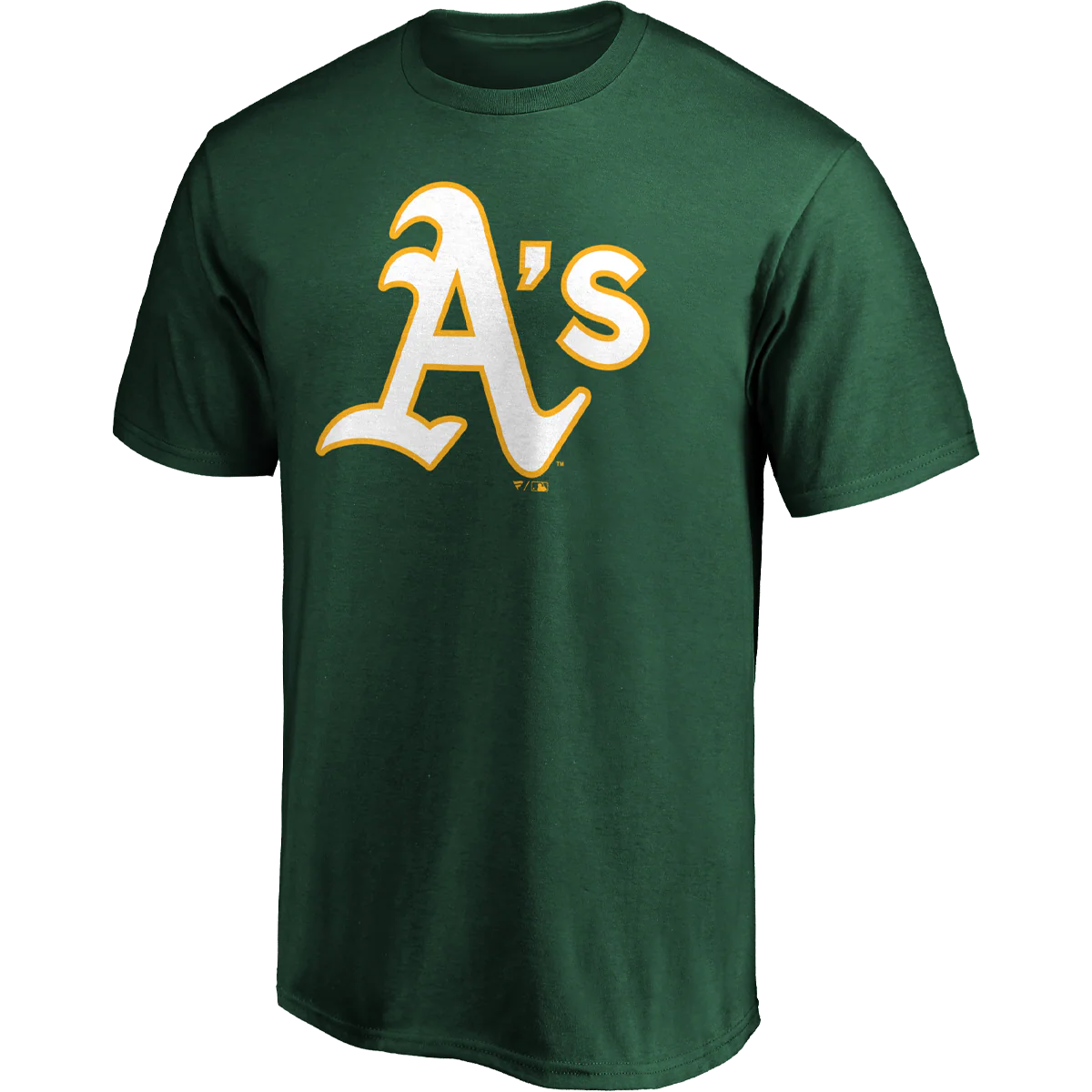 Men's A's Official Logo Short Sleeve - Onhollan