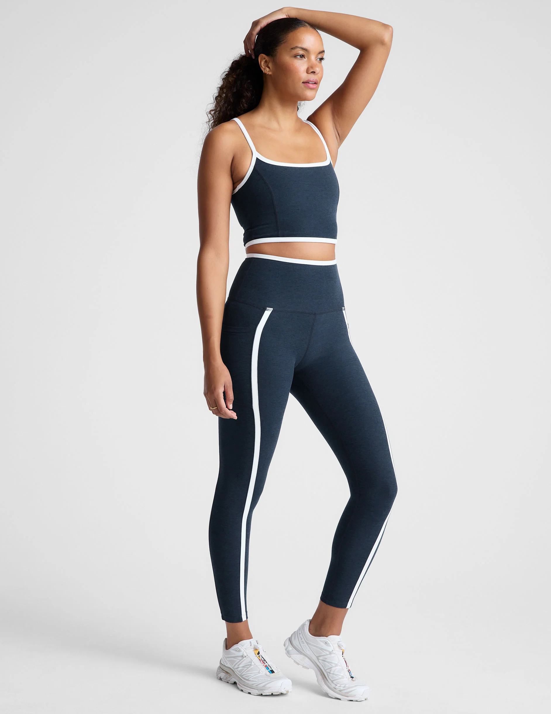 Spacedye New Moves High Waisted Midi Legging - Onhollan