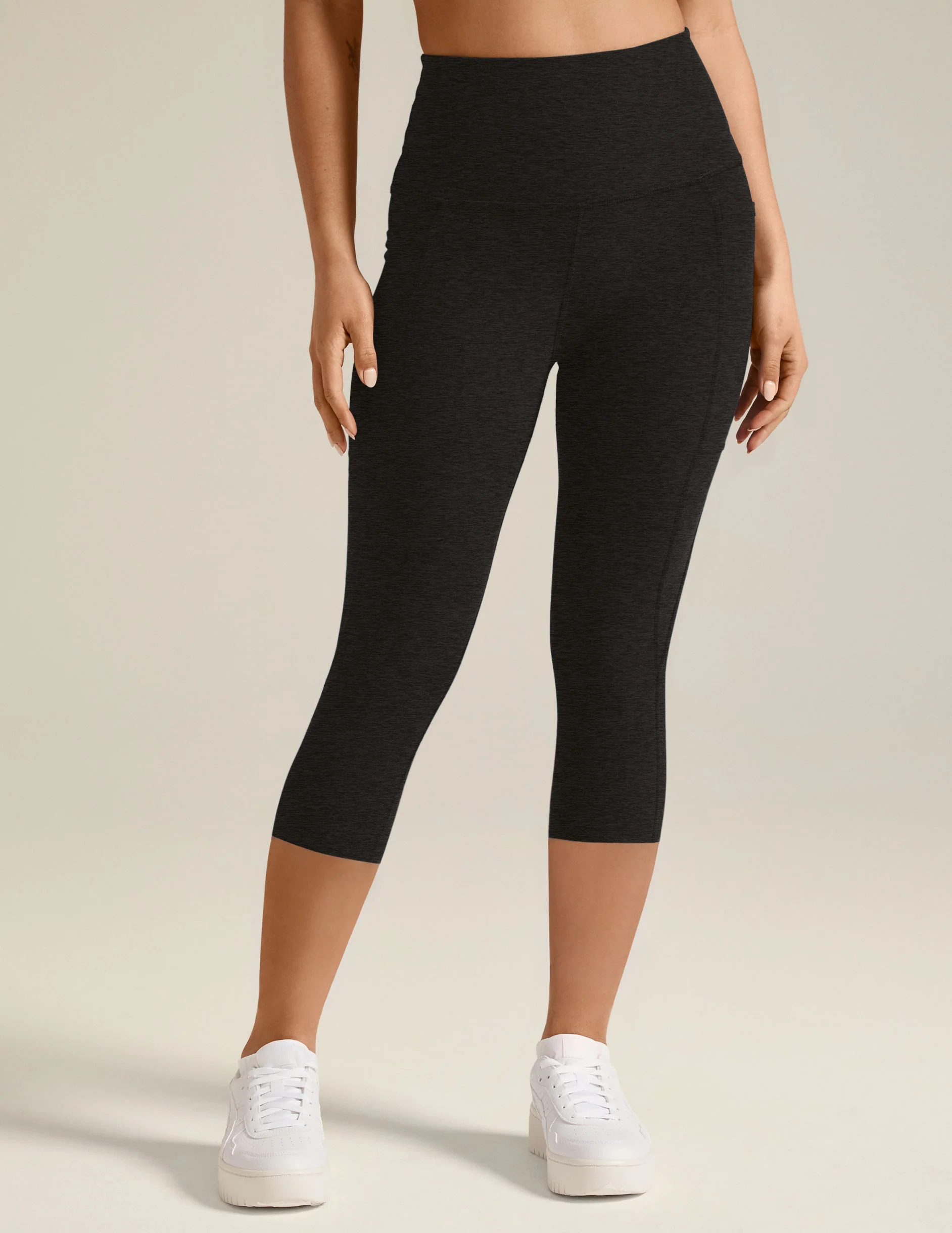 Spacedye Out Of Pocket High Waisted Capri Legging - Onhollan