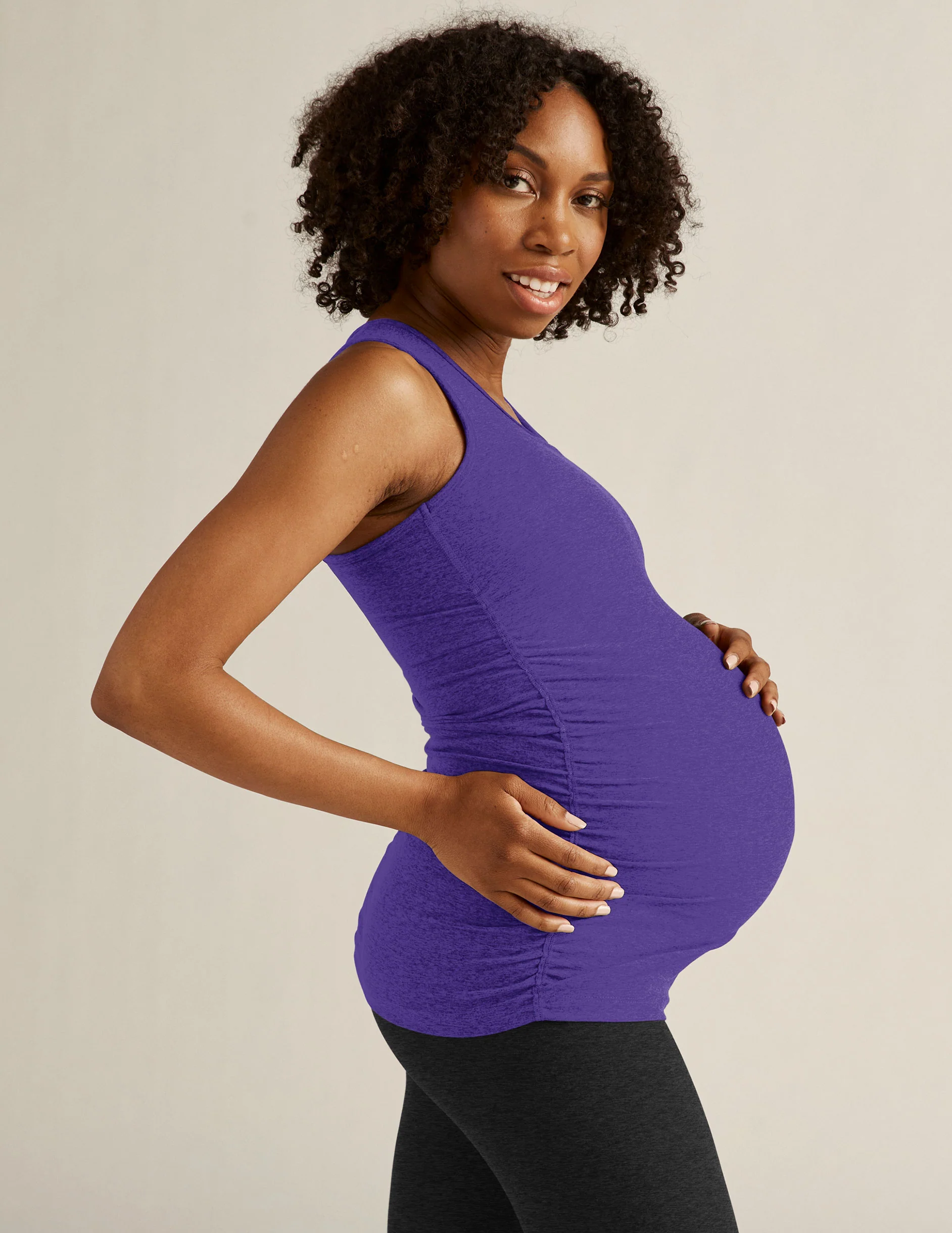 Spacedye Bases Covered Maternity Tank - Onhollan