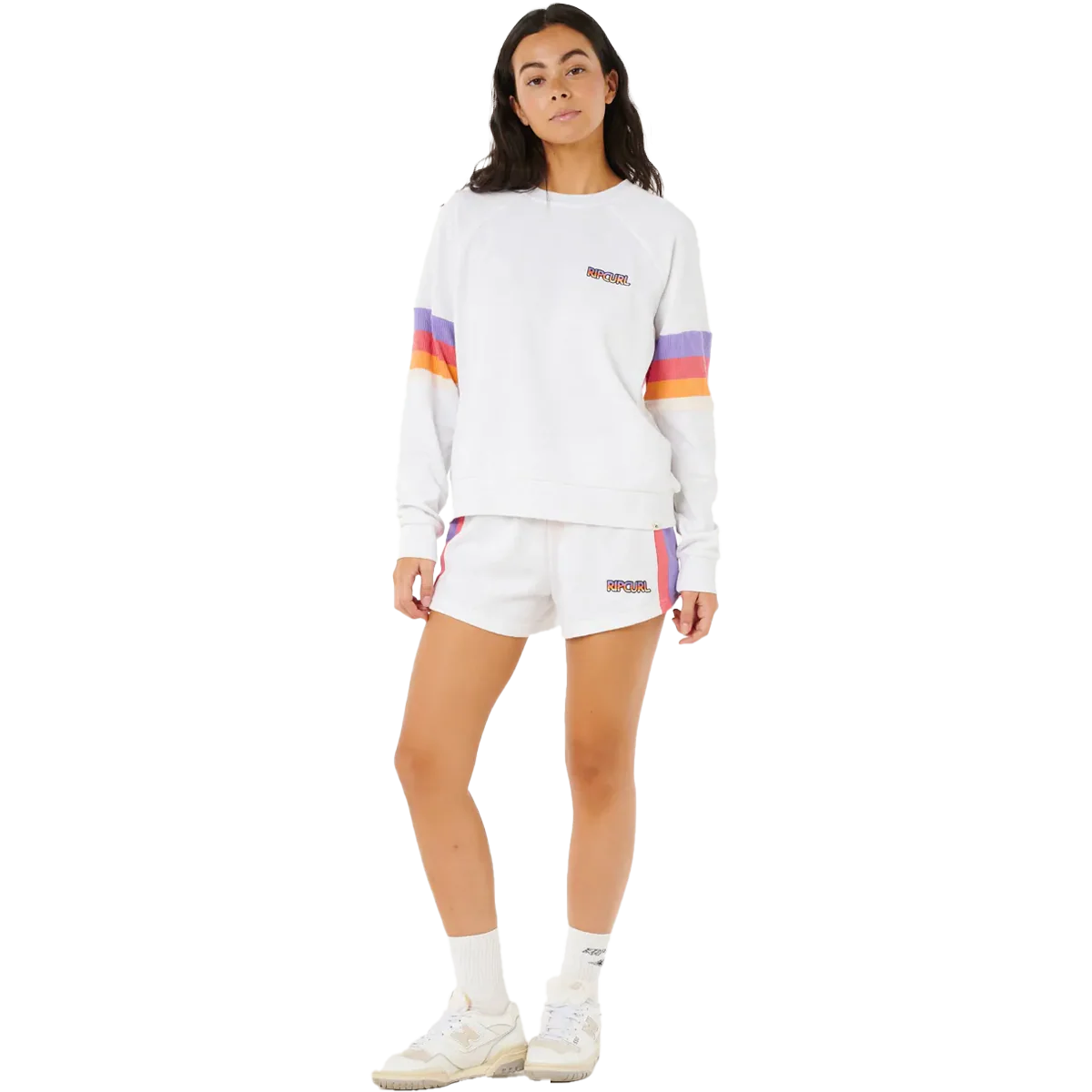 Women's Las Dalias Raglan Crew - Onhollan