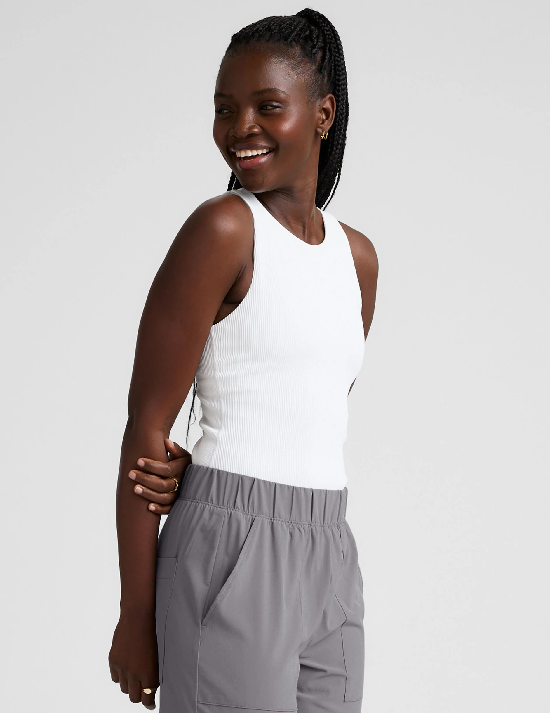 Refocus Ribbed Classic Tank - Onhollan