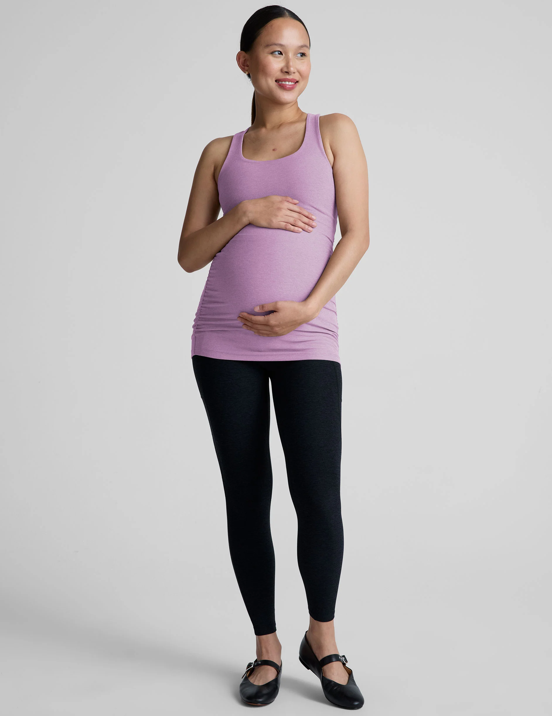 Spacedye Bases Covered Maternity Tank - Onhollan