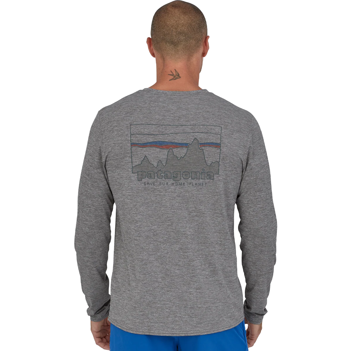 Men's Long Sleeve Capilene Cool Daily Graphic Shirt - Onhollan