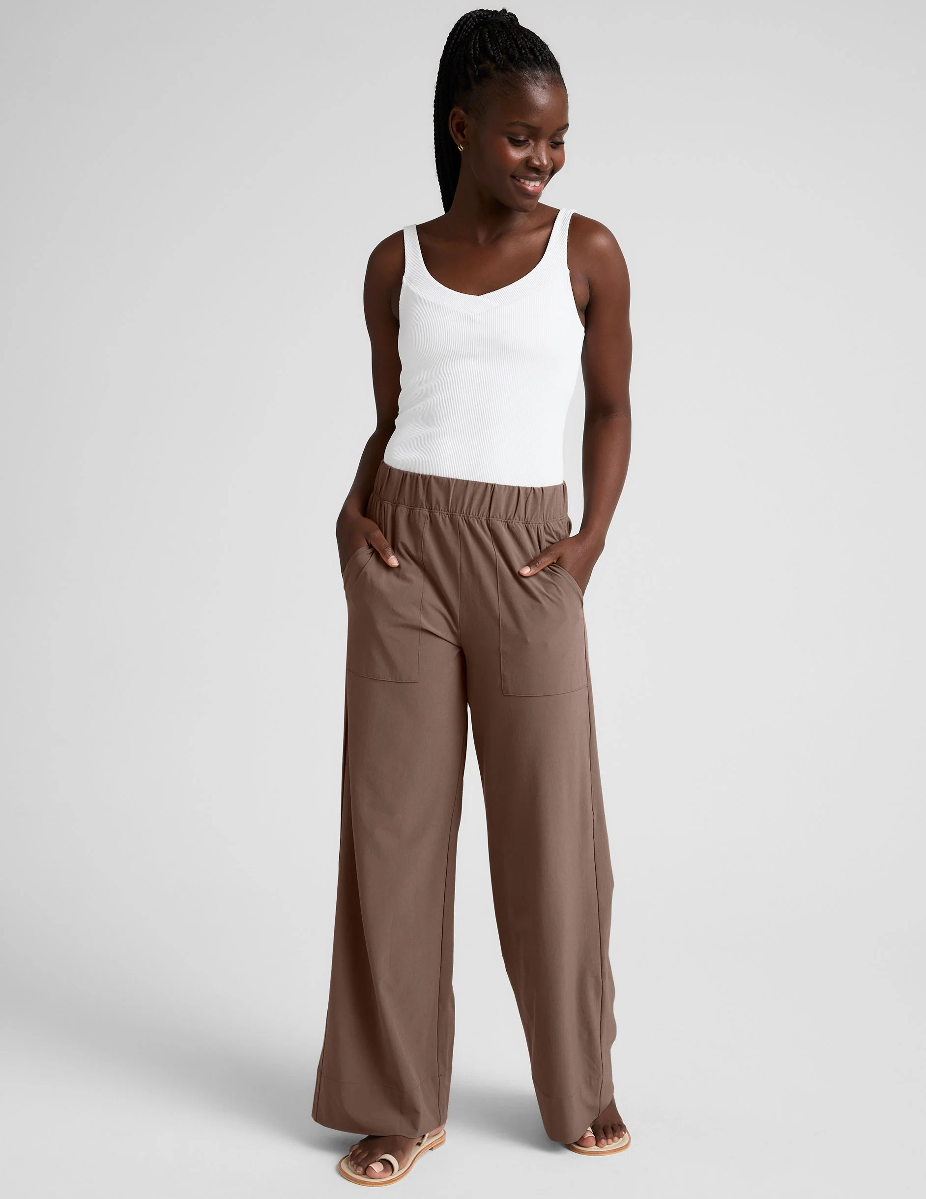 Easy Wide Leg Pant - Onhollan