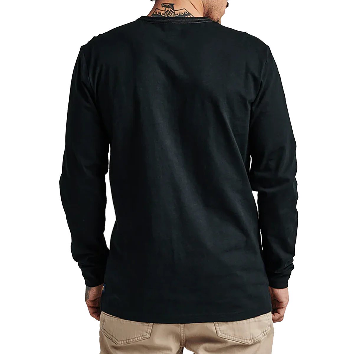Men's Well Worn Midweight Organic Long Sleeve Tee - Onhollan