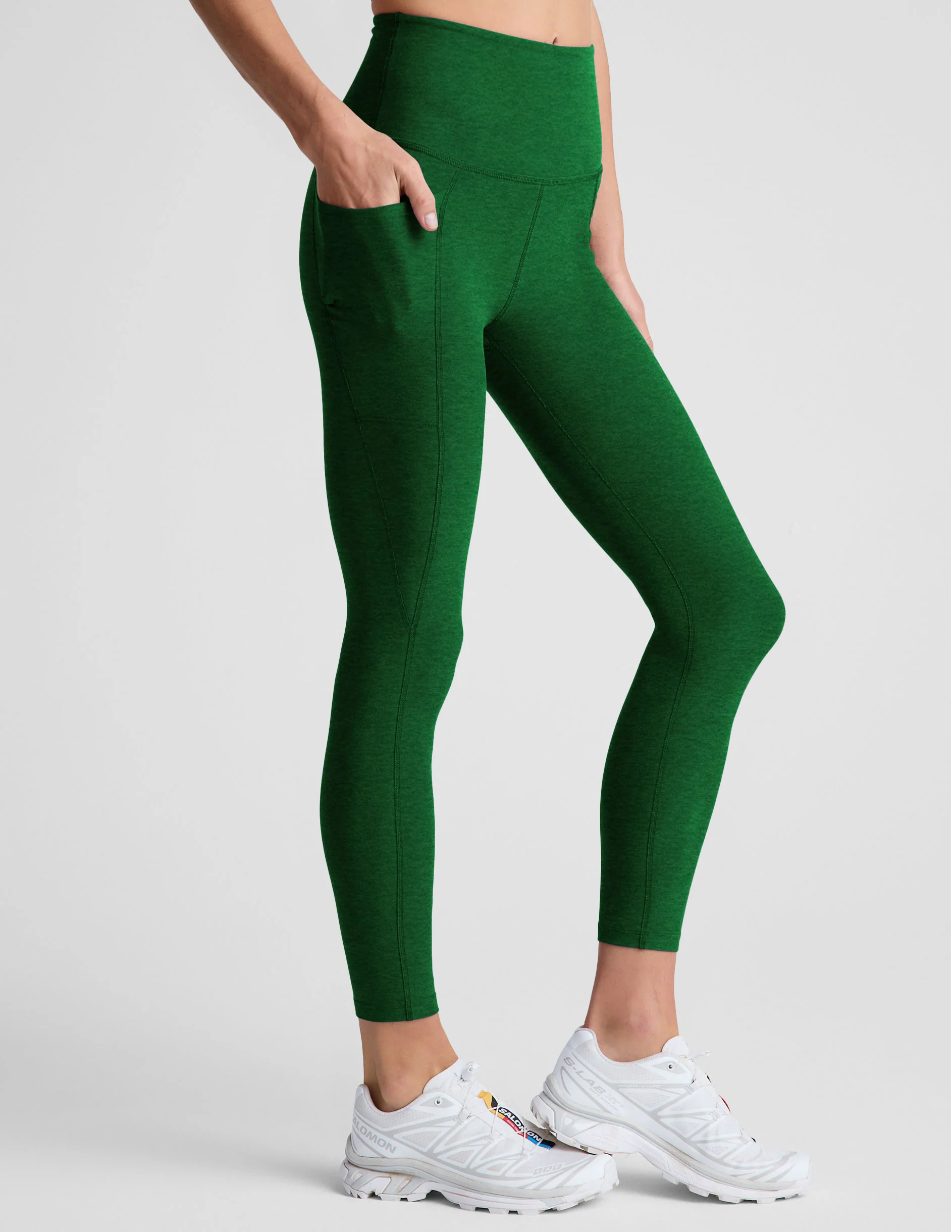 Spacedye Out Of Pocket High Waisted Midi Legging - Onhollan