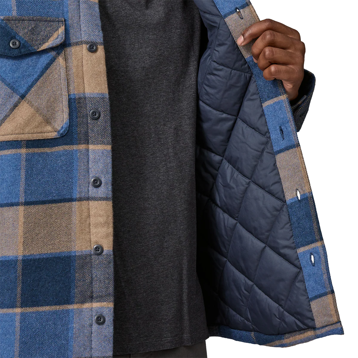 Men's Insulated Midweight Fjord Flannel Shirt - Onhollan