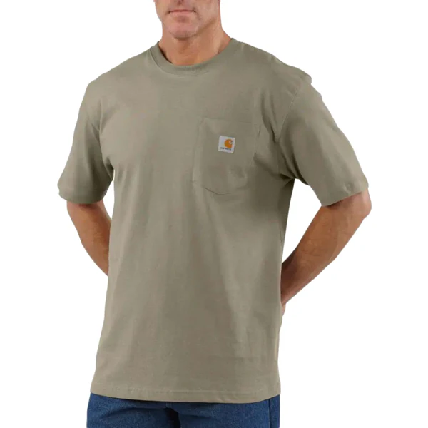 Men's Short-Sleeve Workwear Pocket T-Shirt - Onhollan