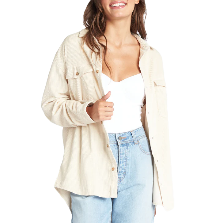 Women's Let It Go Corduroy Long Sleeve - Onhollan