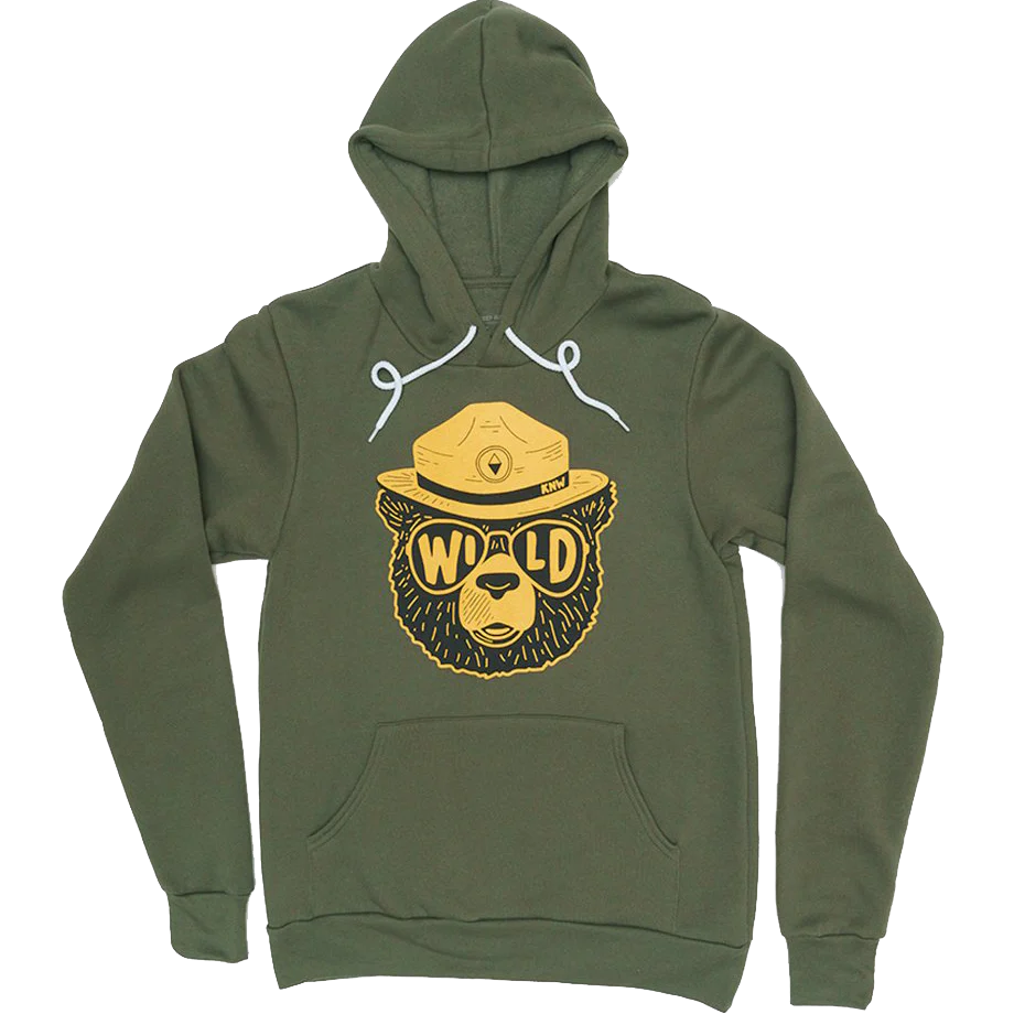 Unisex Wild Bear Pullover Hoodie - Onhollan