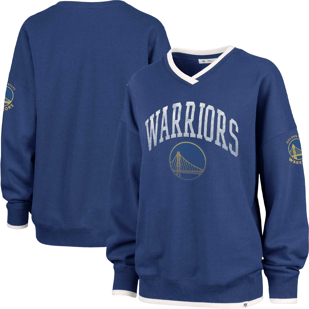 Women's Warriors Wax Pack Daze Eighties Pullover - Onhollan