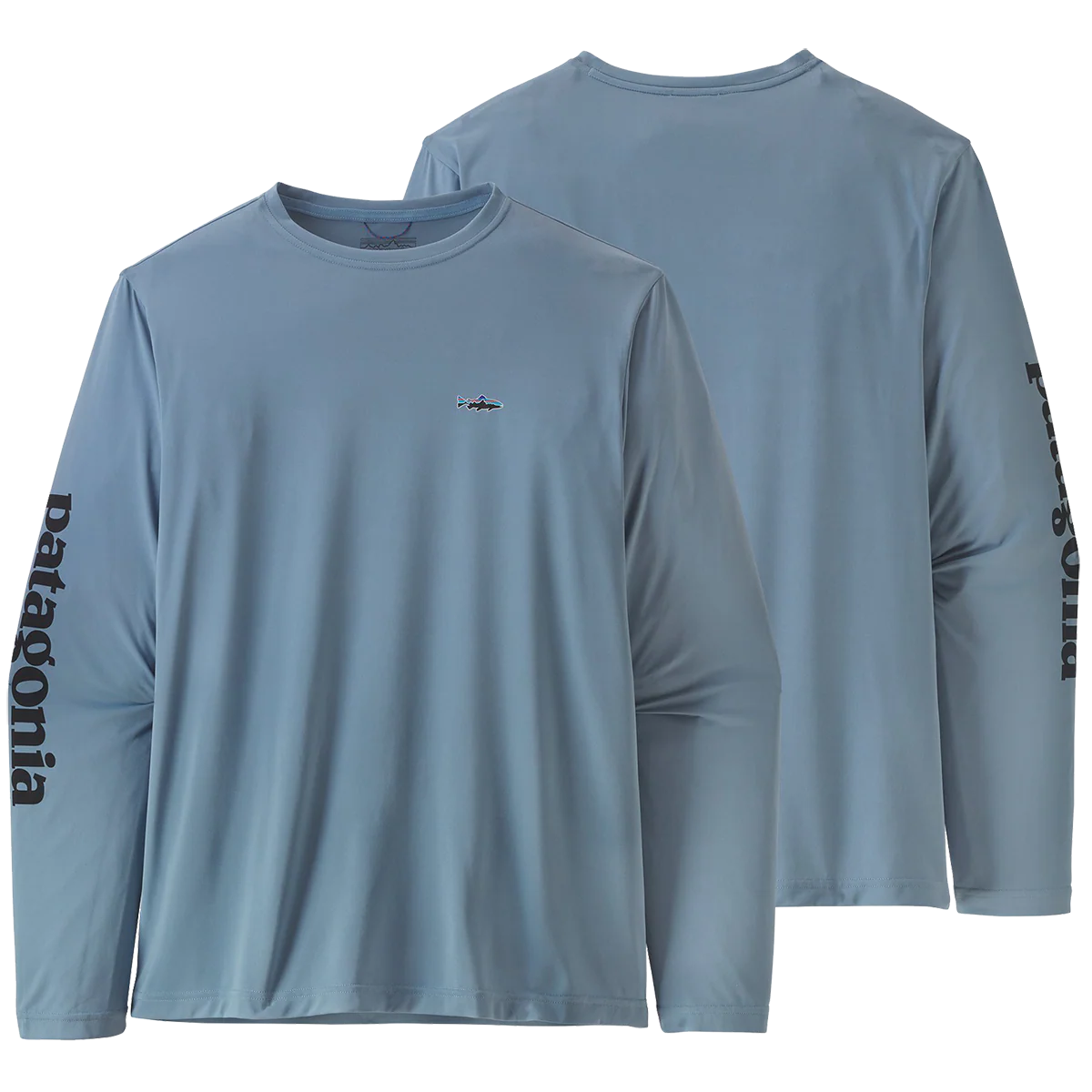 Men's Capilene Cool Daily Fish Graphic Long Sleeve - Onhollan