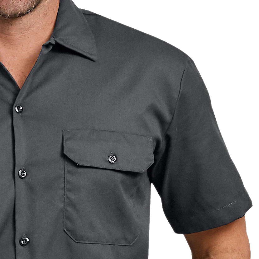 Men's Flex Short Sleeve Twill Work Shirt - Onhollan