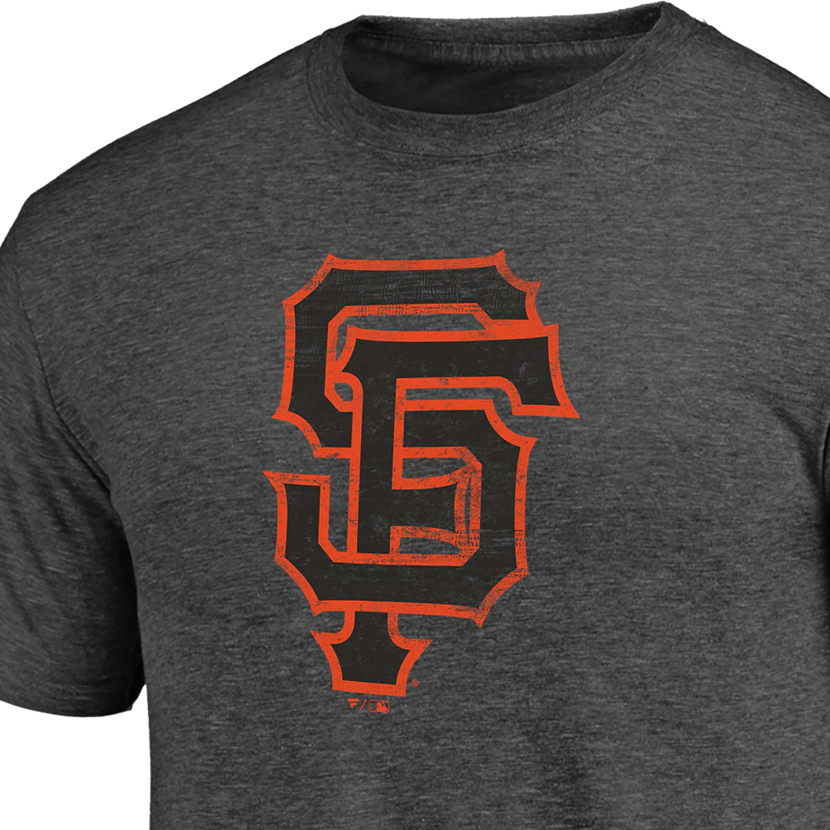 Men's Giants Triblend Logo Short Sleeve - Onhollan