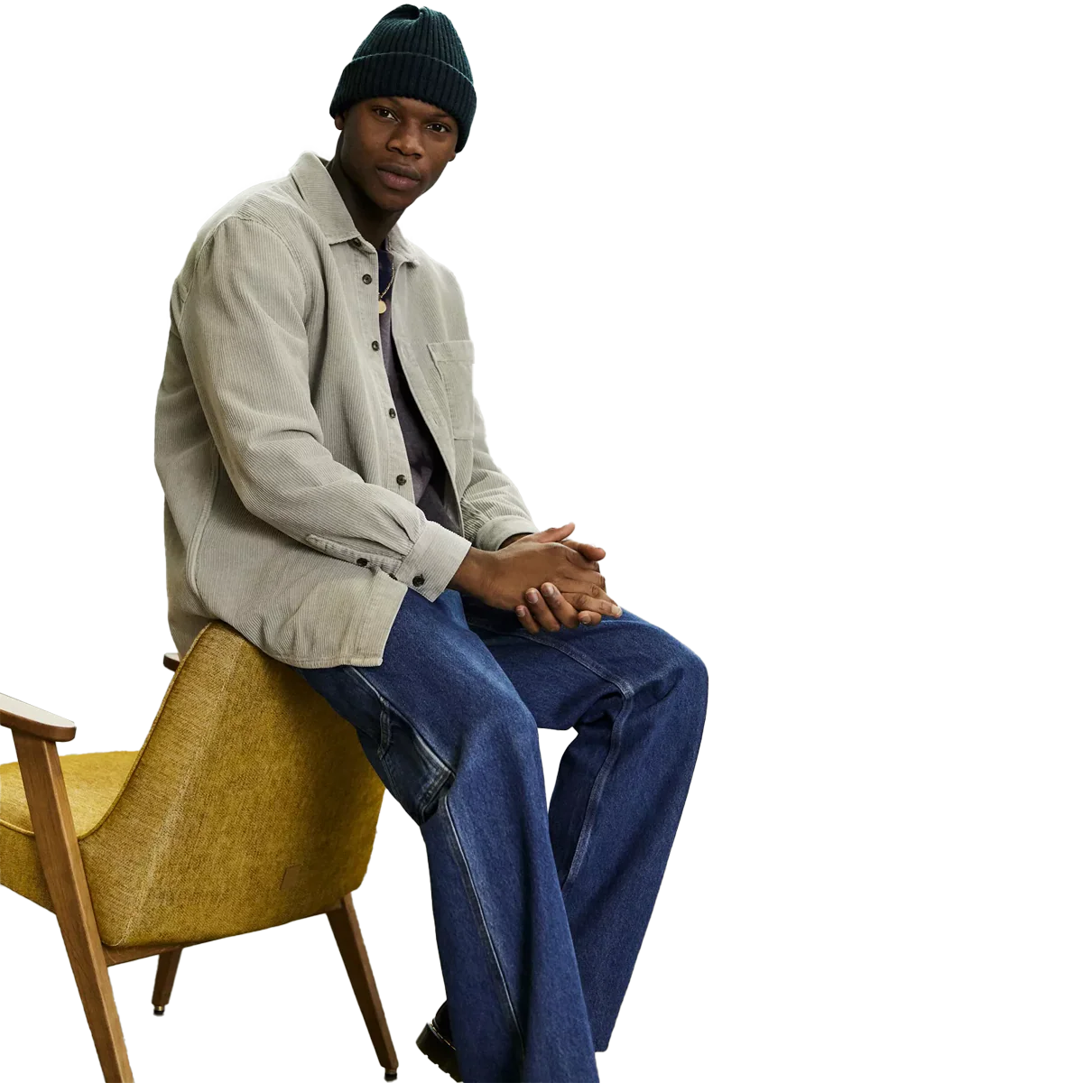 Men's Corduroy Shirt - Onhollan