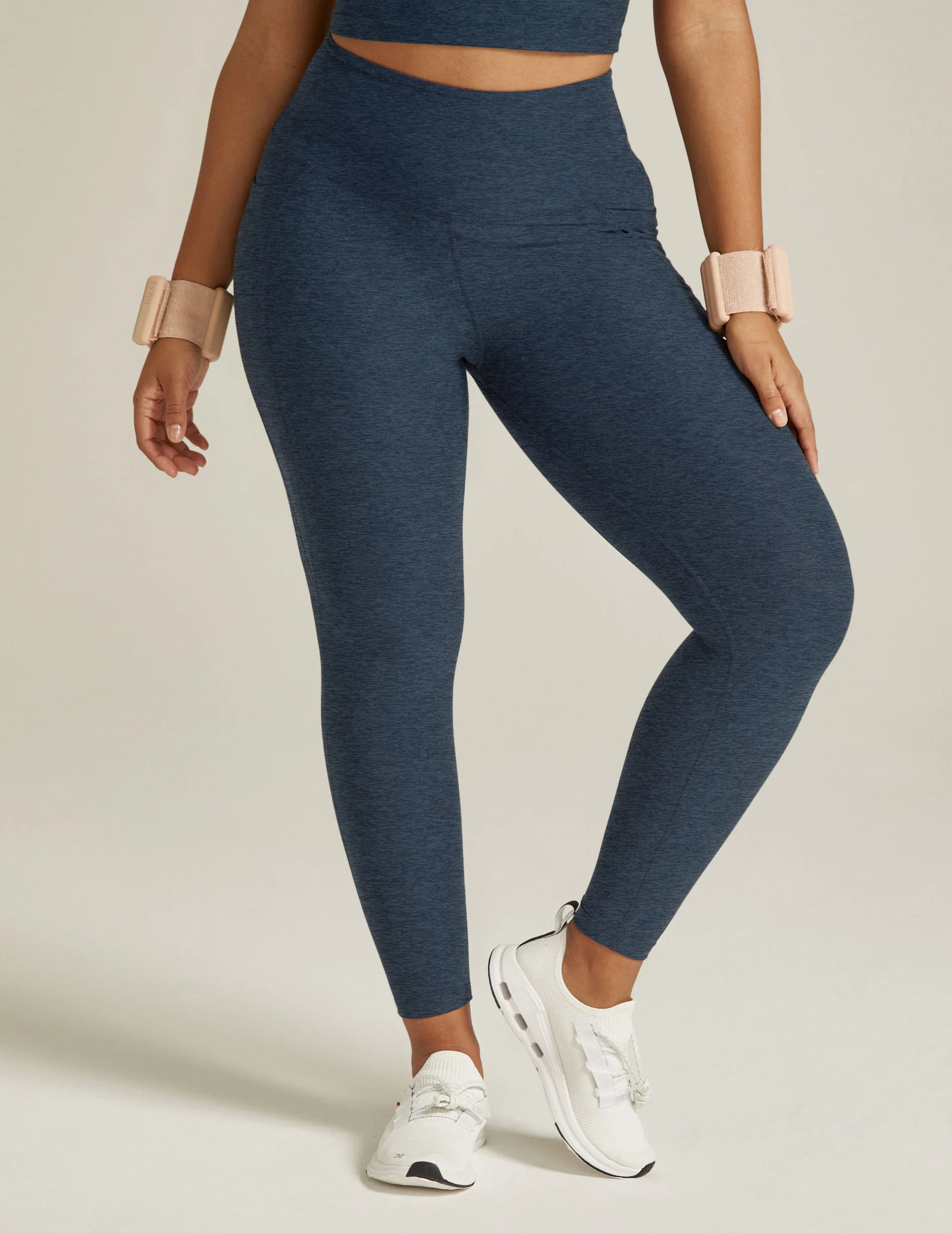Spacedye Out Of Pocket High Waisted Midi Legging - Onhollan