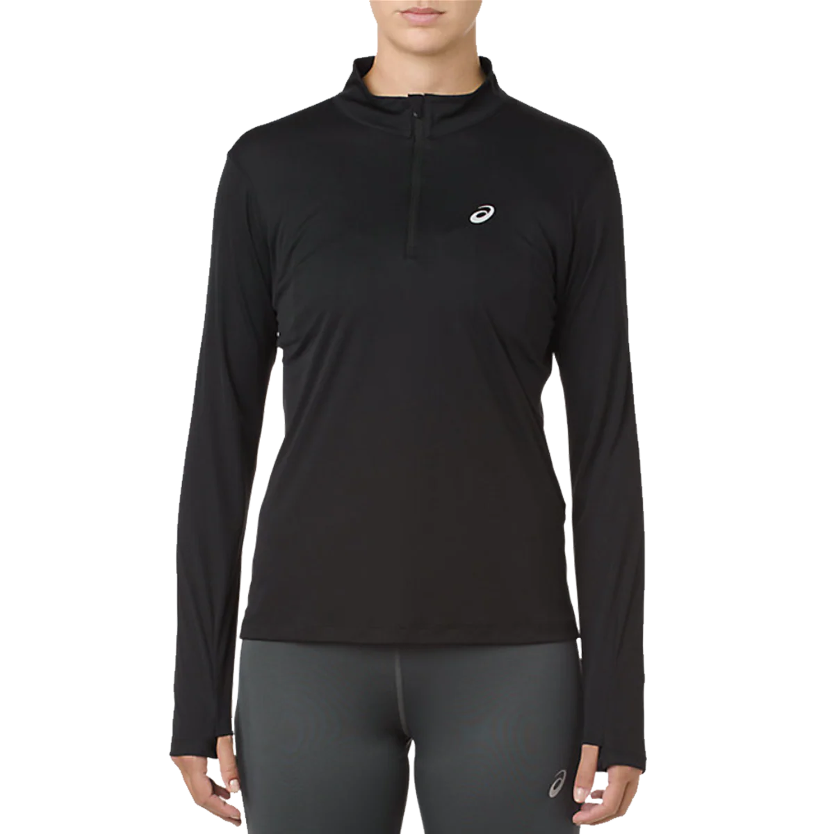 Women's Silver Long Sleeve 1/2 Zip - Onhollan