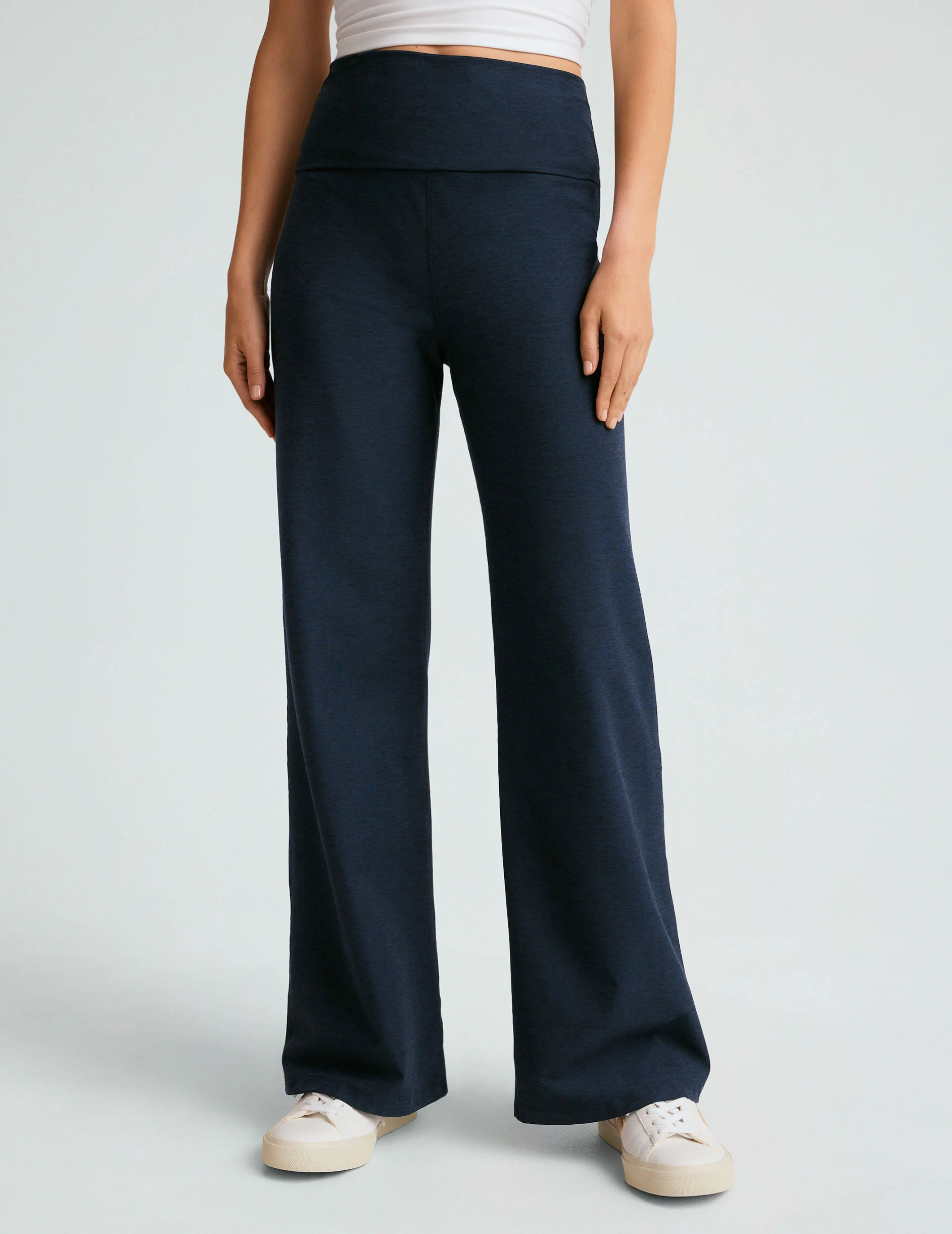 Spacedye Foldover Wide Leg Pant - Onhollan
