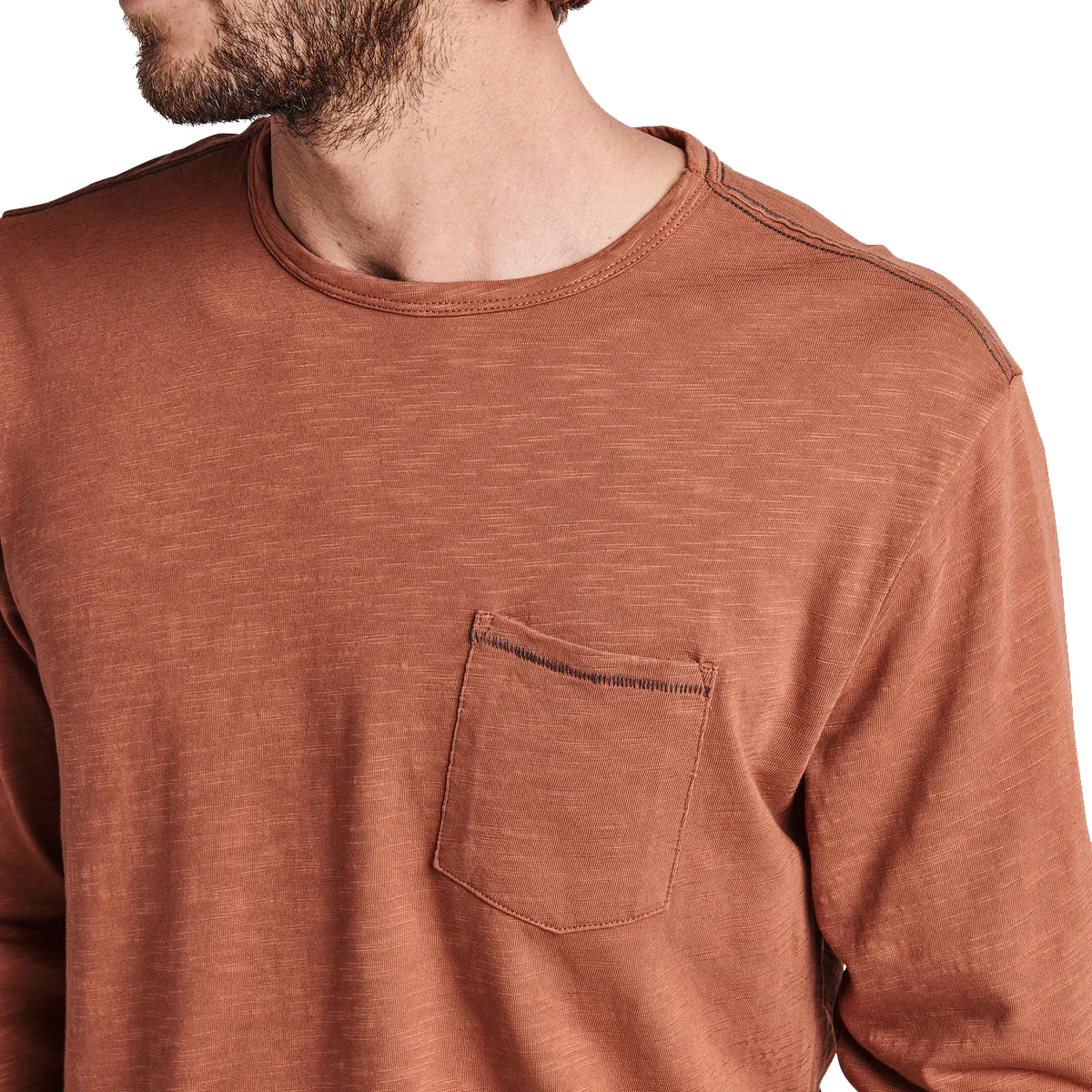 Well Worn Midweight Organic Long Sleeve Tee - Onhollan