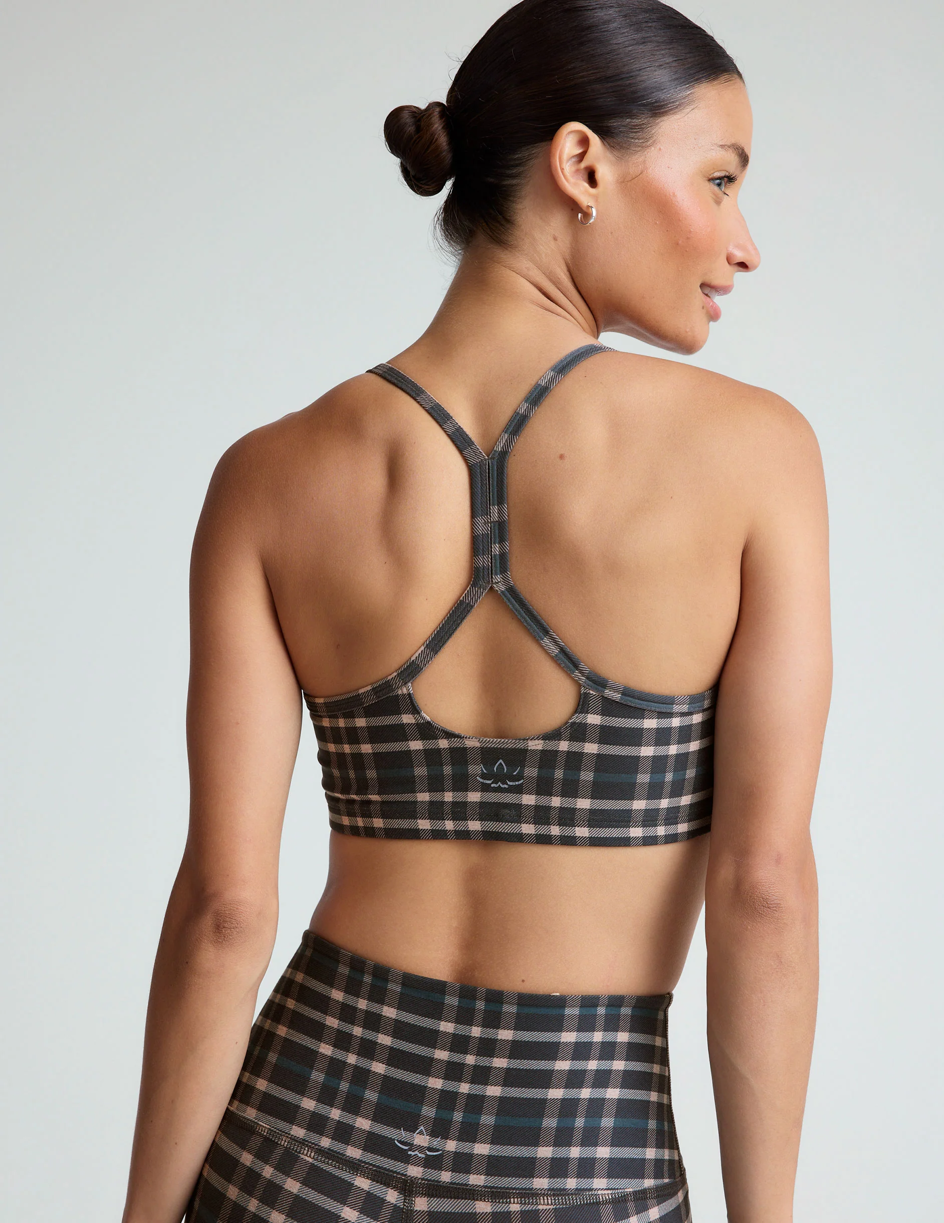 Preppy Plaid SoftMark Slim Racerback Bra - Onhollan
