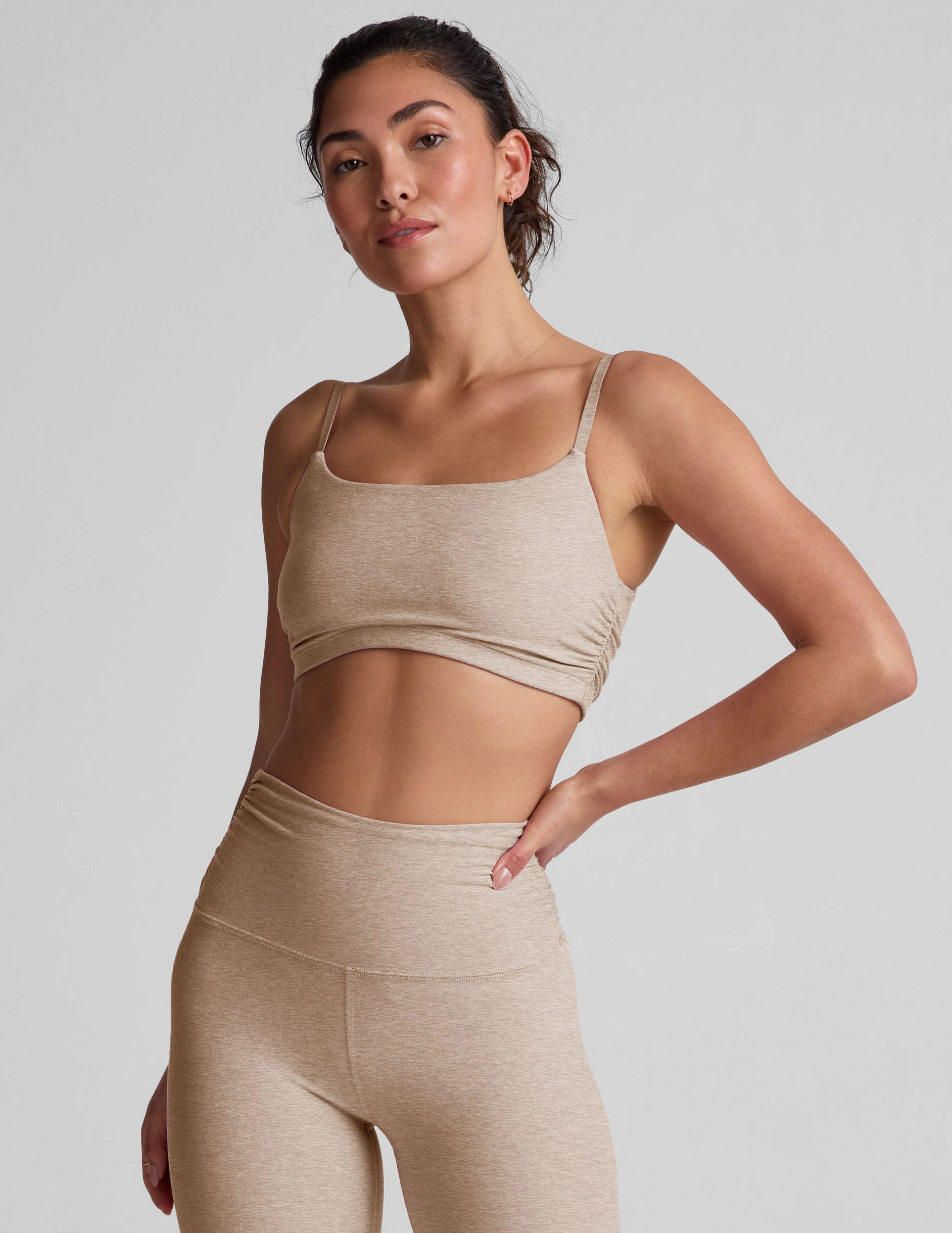 Spacedye Raise The Barre Shirred Bra - Onhollan
