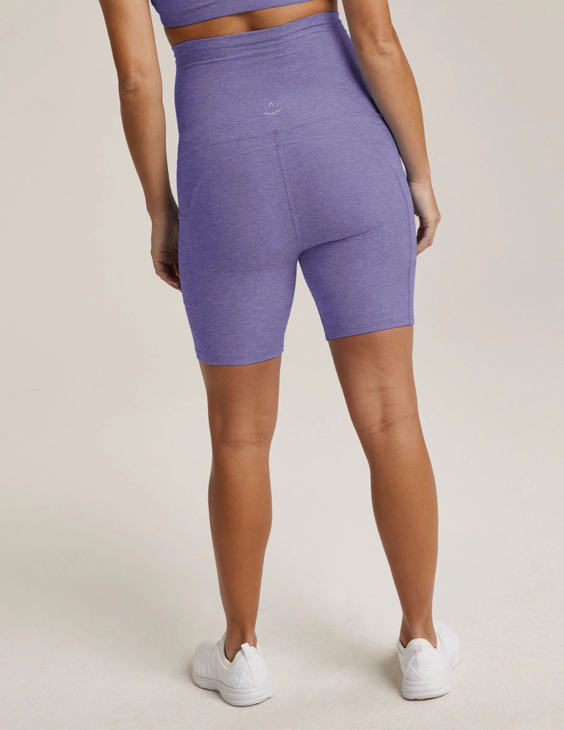 Spacedye Pockets Forever Maternity Biker Short - Onhollan