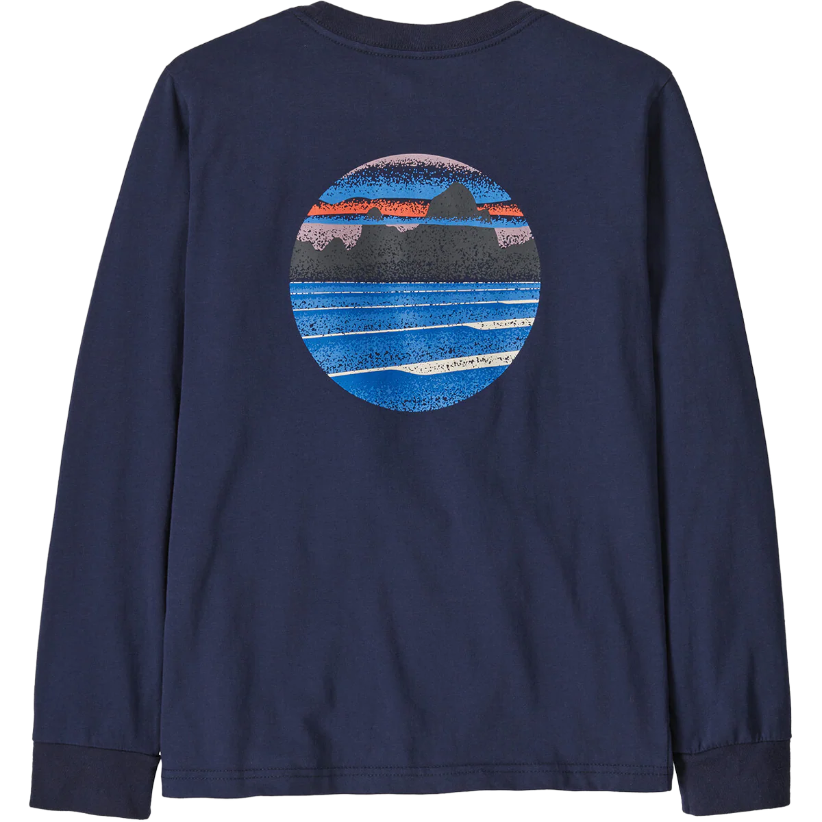 Youth Long Sleeve Skyline Stencil T-Shirt - Onhollan