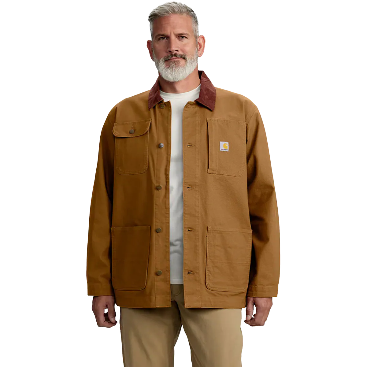 Men's Rugged Flex Duck Loose Fit Chore Coat - Onhollan