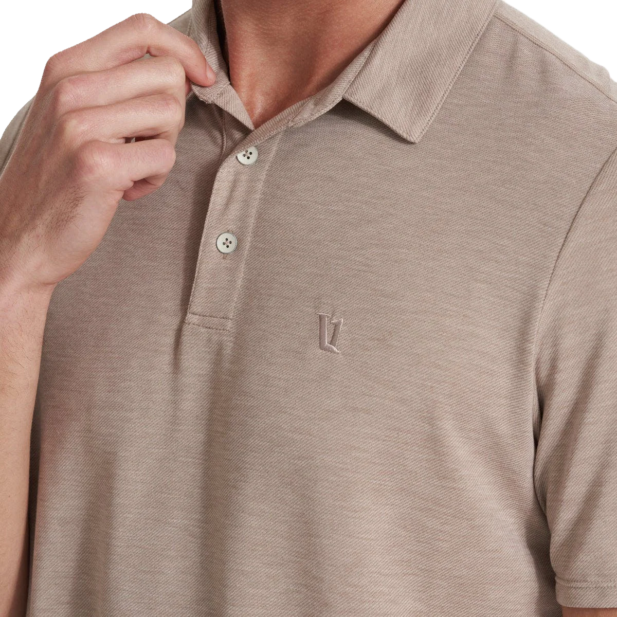 Men's Knit Twill Polo - Onhollan