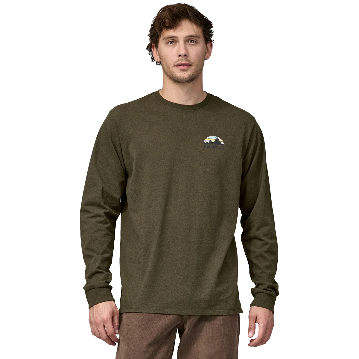 Men's Long Sleeve Skyline Stencil Responsibili-T - Onhollan