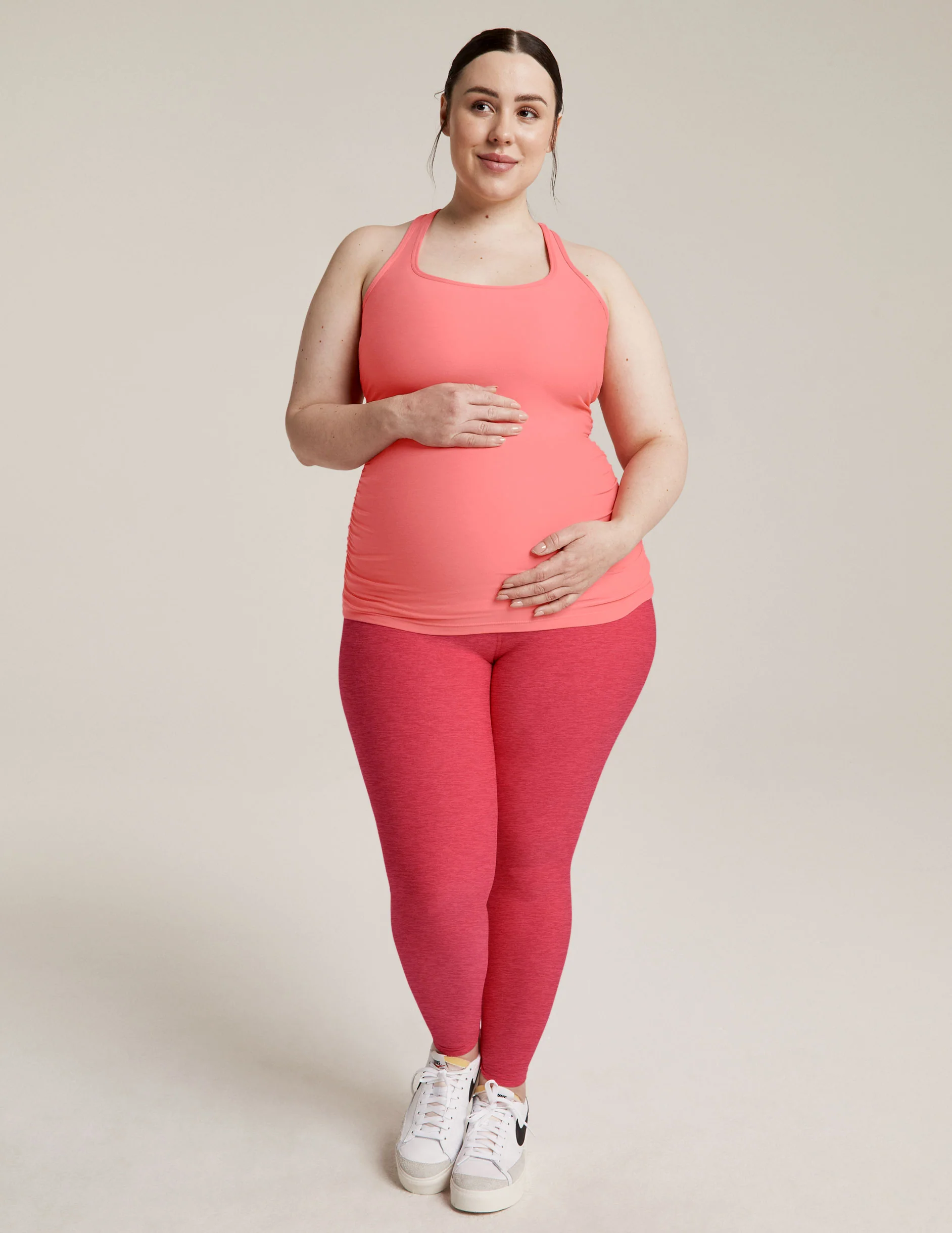 Featherweight Let It Grow Racerback Maternity Tank - Onhollan