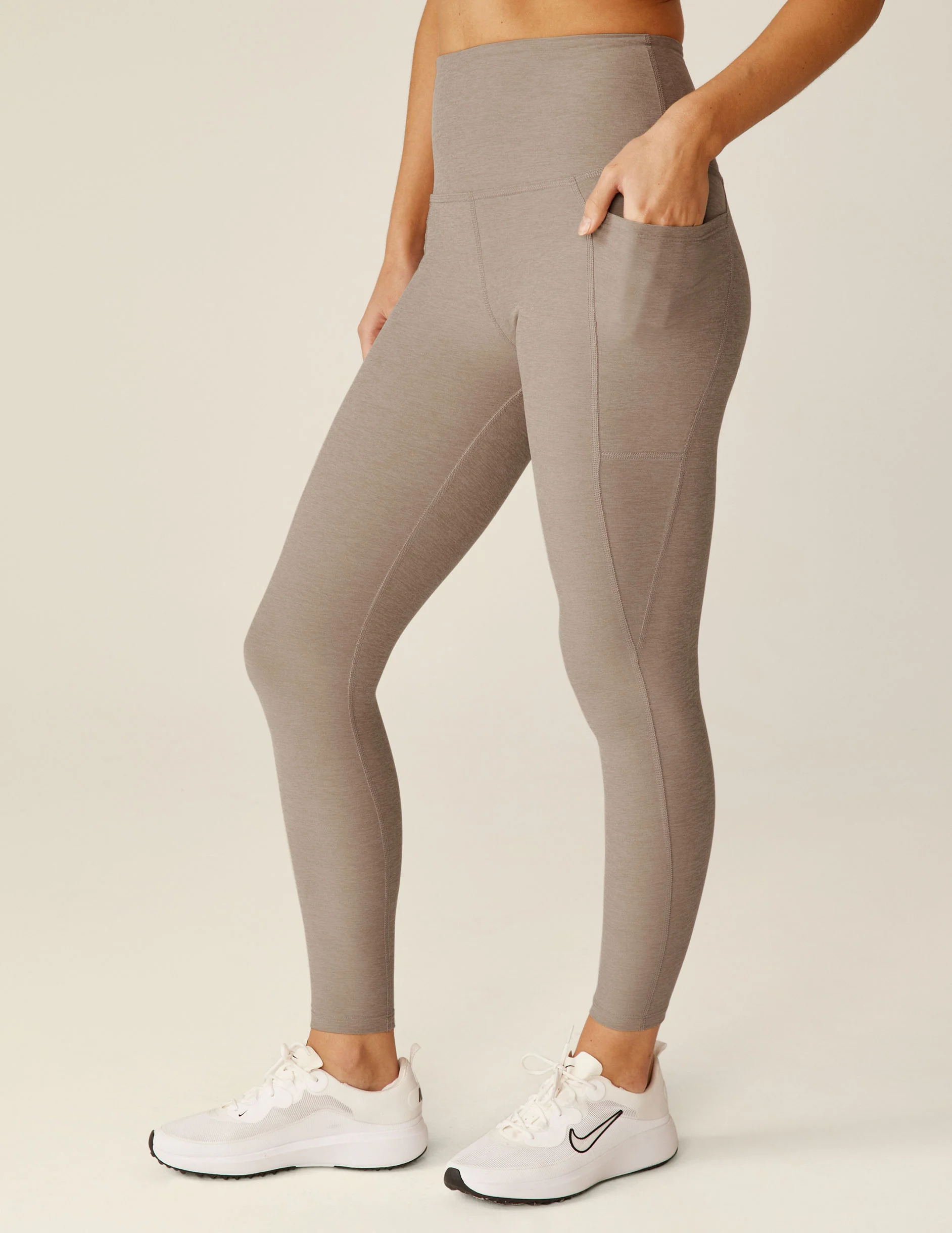 Spacedye Out Of Pocket High Waisted Midi Legging - Onhollan