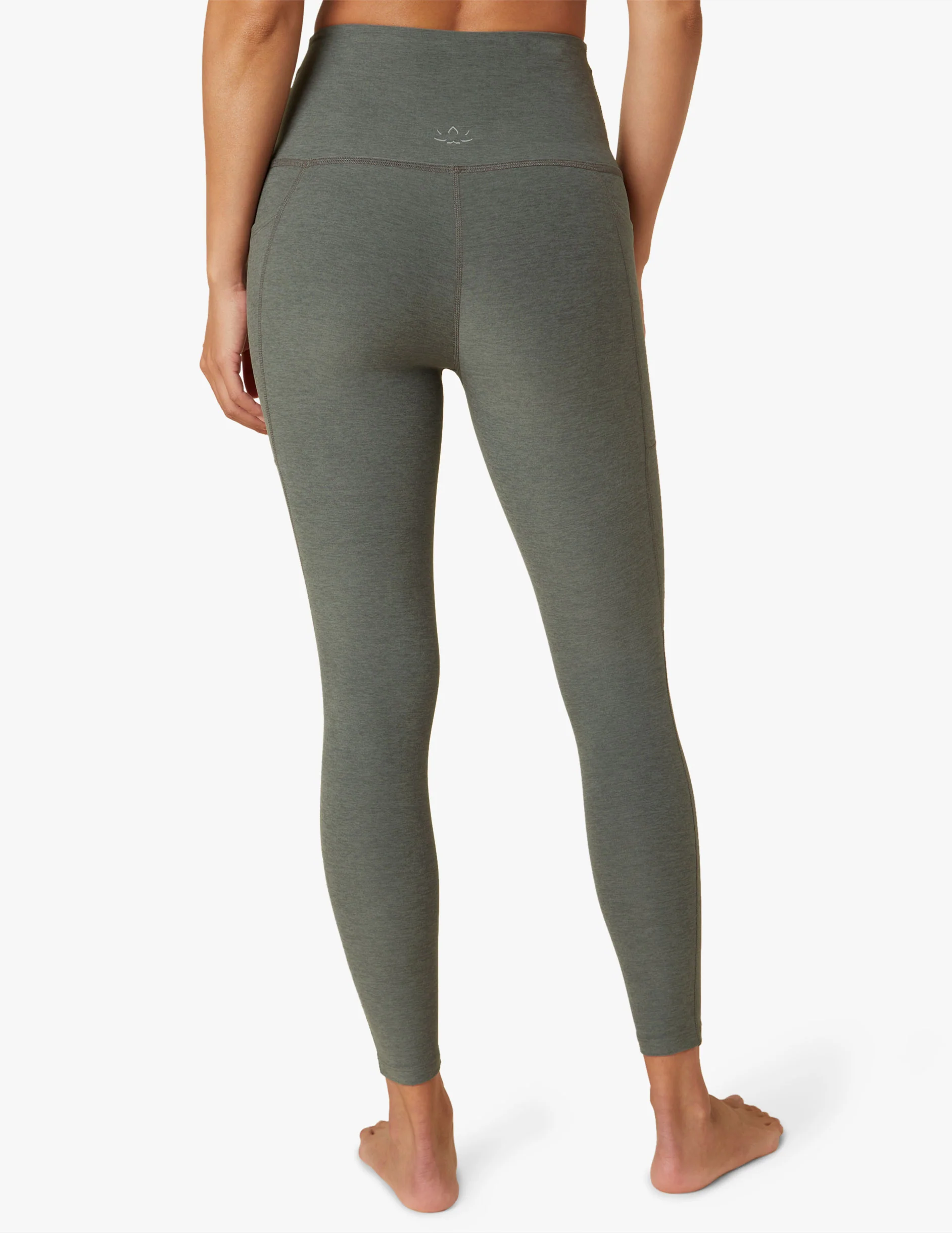 Spacedye Out Of Pocket High Waisted Midi Legging - Onhollan