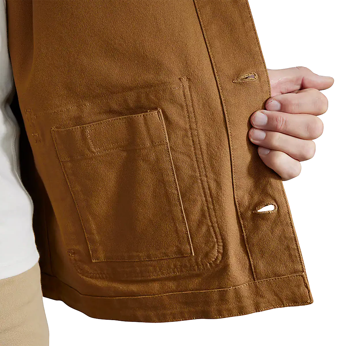 Men's Rugged Flex Duck Loose Fit Chore Coat - Onhollan