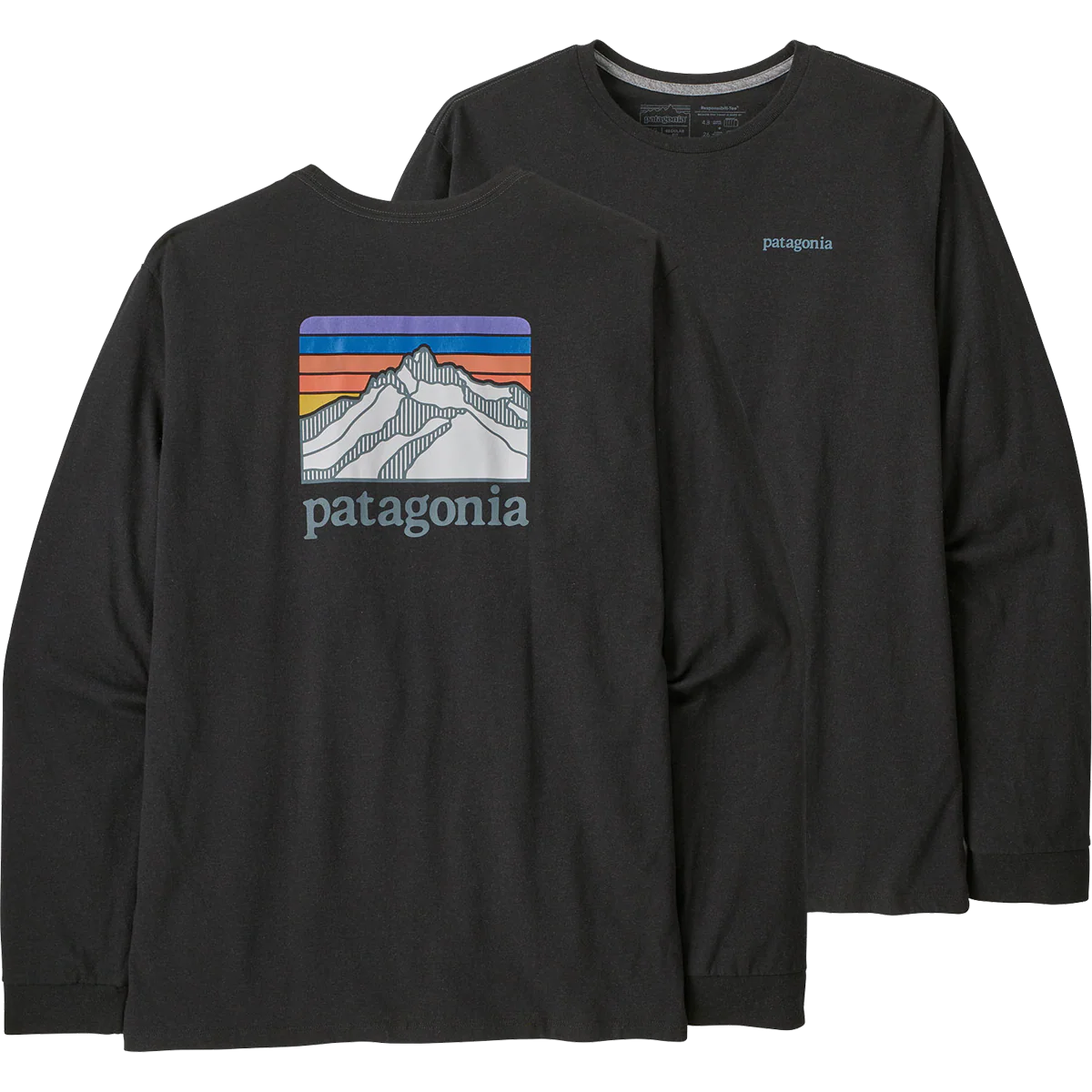 Men's Long-Sleeved Line Logo Ridge Responsibili-Tee - Onhollan