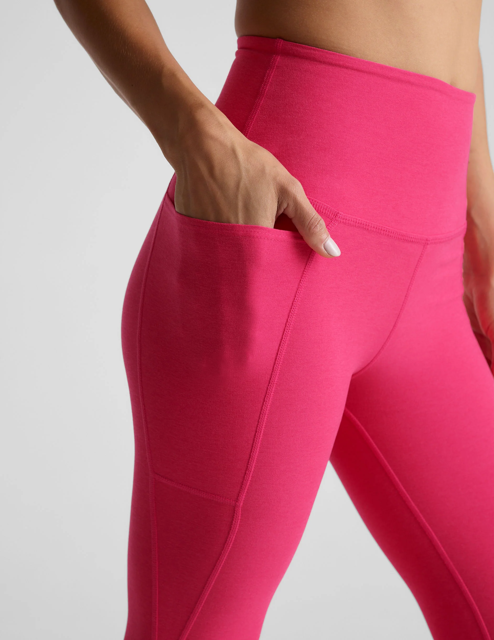 Spacedye Out Of Pocket High Waisted Capri Legging - Onhollan